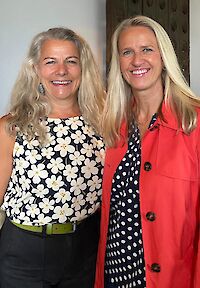 Emma Payne and Dr. Lianna Titcombe standing side by side, smiling
