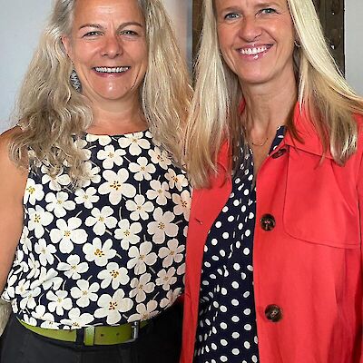 Emma Payne and Dr. Lianna Titcombe standing side by side, smiling