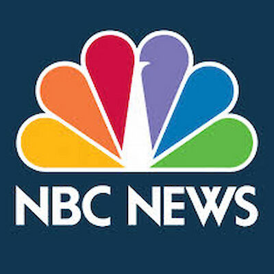 NBC News logo: the rainbow-colored NBC peacock above the words NBC News